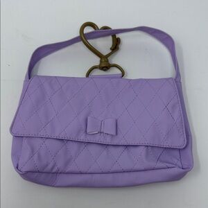 Girl’s Lavender Quilted Handbag 9x5”Purple Purse